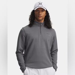 Under Armour Men's UA Grey 1/4 Zip SweaterFleece Size M